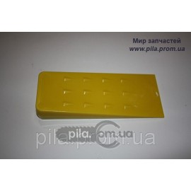 Клин валочный ABS-пластик (200 мм) желтый 